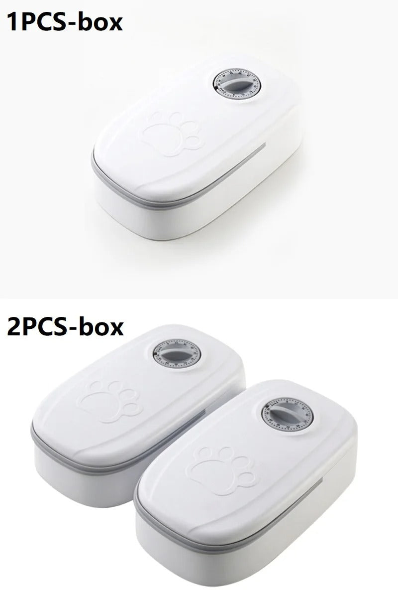 Automatic Pet Feeder with Dual Bowls