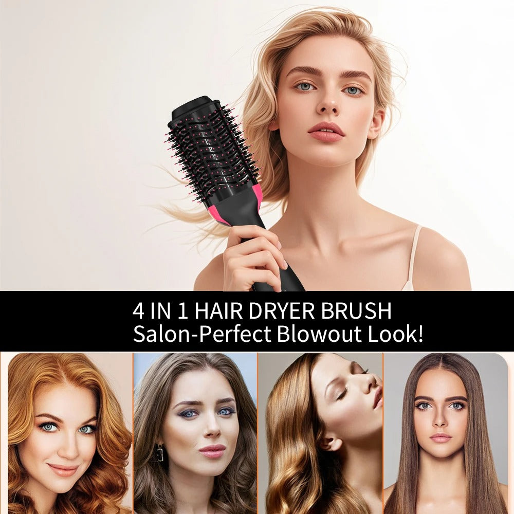 3-in-1 Hot Air Brush Hair Dryer and Volumizer Styler