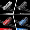 USB Rechargeable Bike Light Set – Front Cycling Headlight & Rear Warning Light