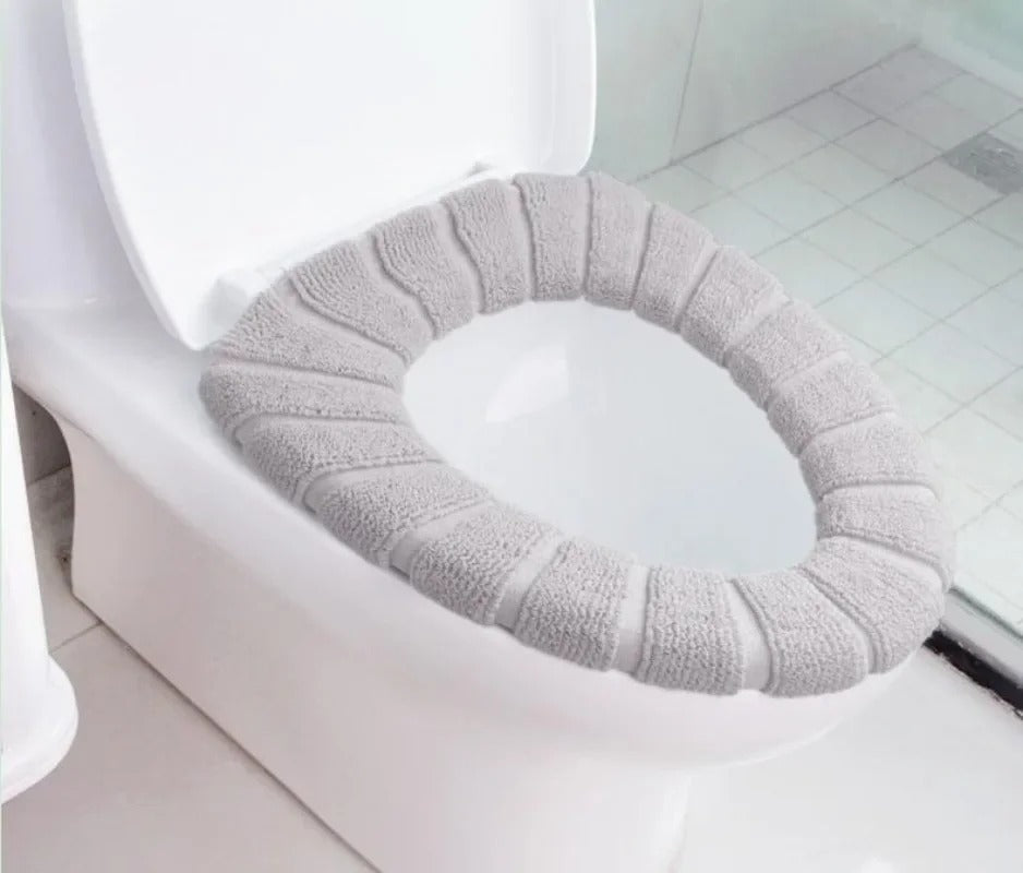 Warm Soft Toilet Seat Cover – Washable Acrylic Closestool Lid Mat for Bathroom Comfort & Home Decor