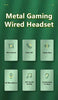 Pro Wired Gaming Earphones with Dual Microphones
