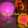 LED USB Sunset Lamp Projector Portable Mood Night Light