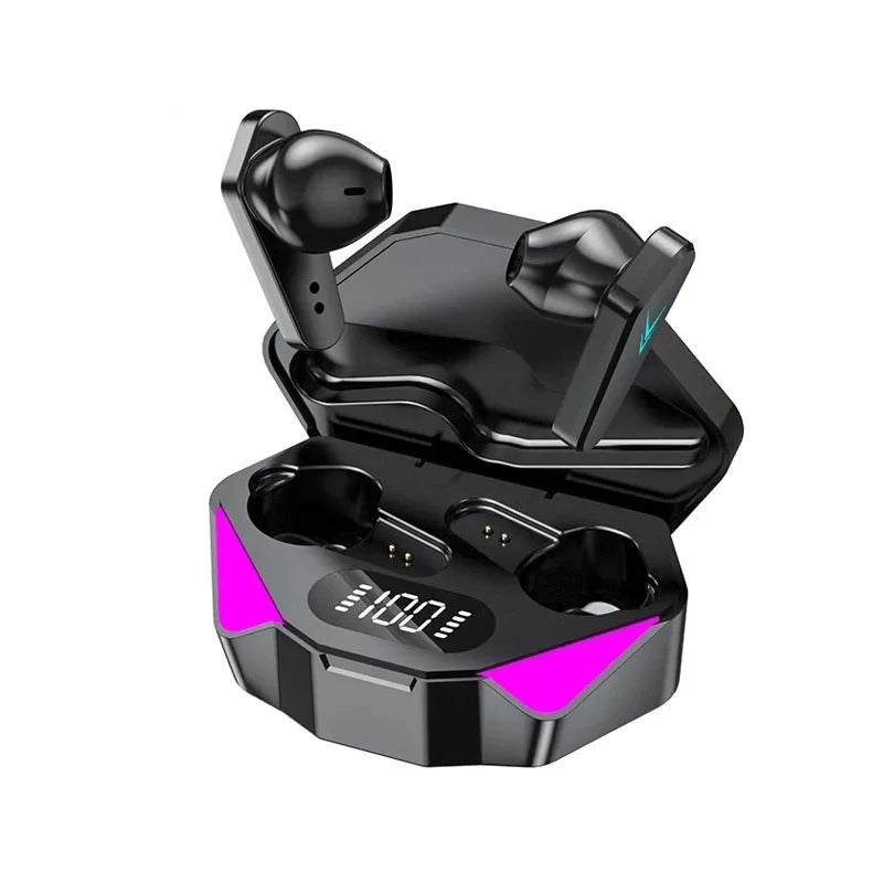 Pro Gaming Earbuds – Wireless Bluetooth 9D Stereo Earphones with Mic & Bass Sound for Gamers
