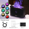 Ultrasonic Cool Mist Aroma Diffuser & Humidifier with LED Flame Effect