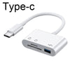3-in-1 Type-C Micro Adapter & Memory Card Reader - USB-C TF, CF, SD