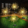 Solar LED Firework Fairy Lights [4x pack]