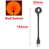 LED USB Sunset Lamp Projector Portable Mood Night Light