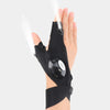 LED Half Finger Flashlight Glove Waterproof