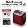 Waterproof Bicycle Taillight – Smart Pixel LED Rear Light with Brake Sensin