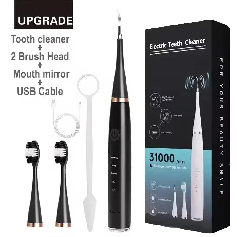 3-in-1 Sonic Electric Toothbrush with USB Charging and Replacement Heads