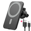 Wireless Magnetic Car Charger – 30W Fast Charging Phone Holder for