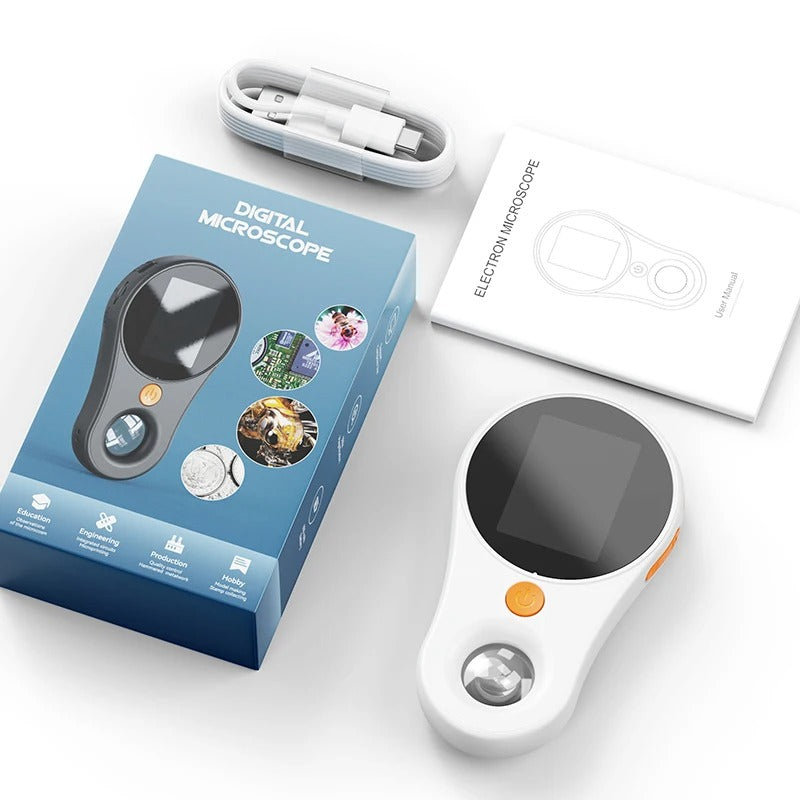 2.0-Inch 500X Digital Microscope – 1080P Video Magnifier