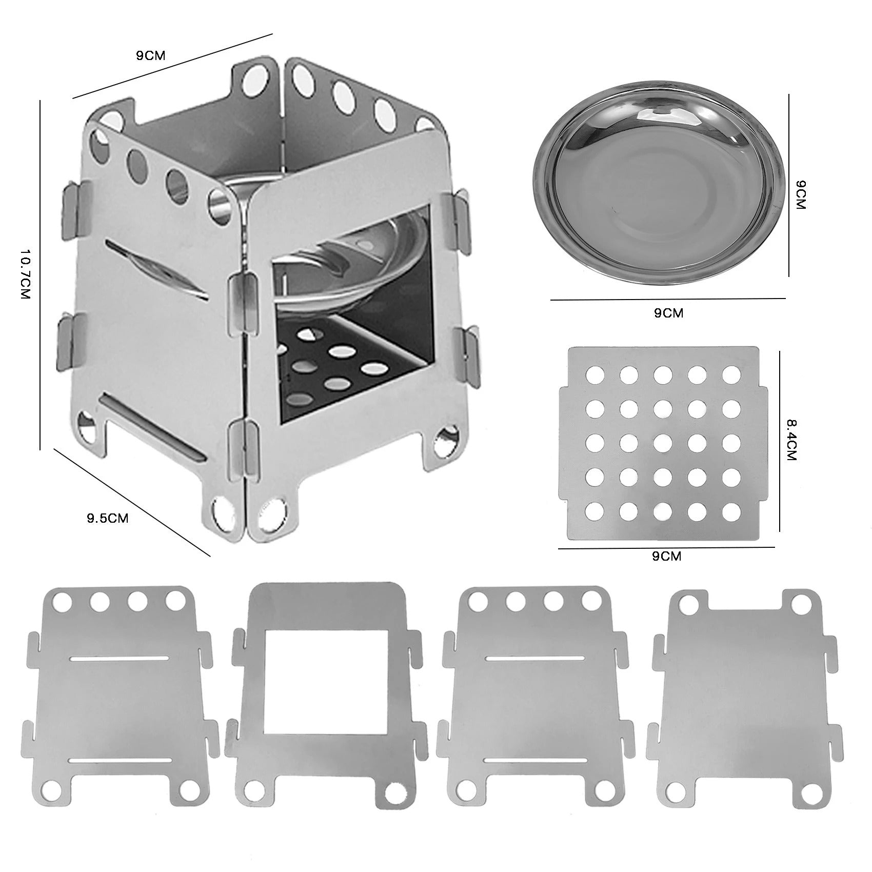 Stainless Steel Portable Camping Stove
