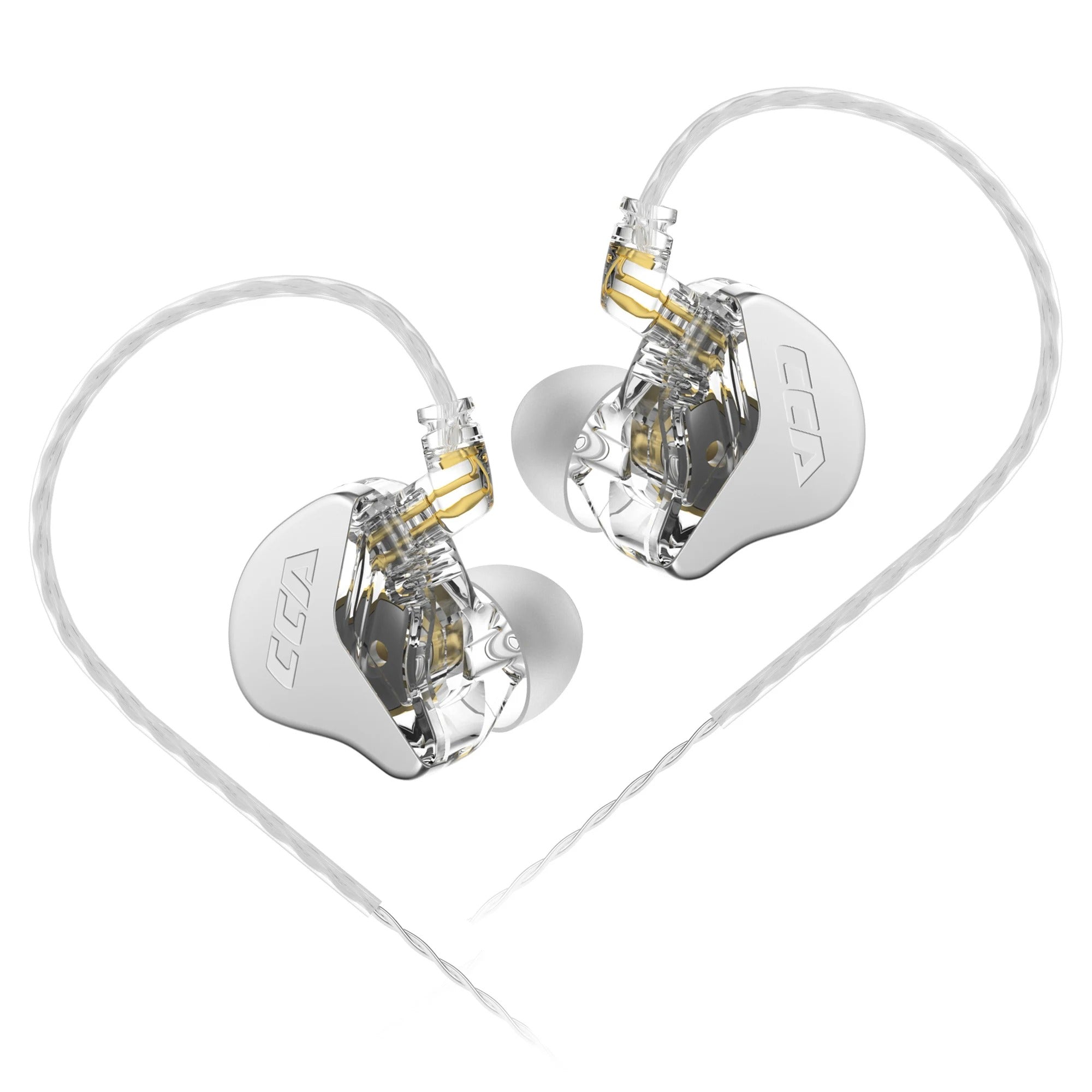 CCA CRA In-Ear Monitor Headphones – Wired IEM Earphones with Ultra-Thin Diaphragm & Deep Bass Sound
