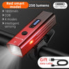 USB Rechargeable Bike Light Set – Front Cycling Headlight & Rear Warning Light