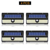 190 LED Solar Wall Light Outdoor Waterproof with Motion Sensor