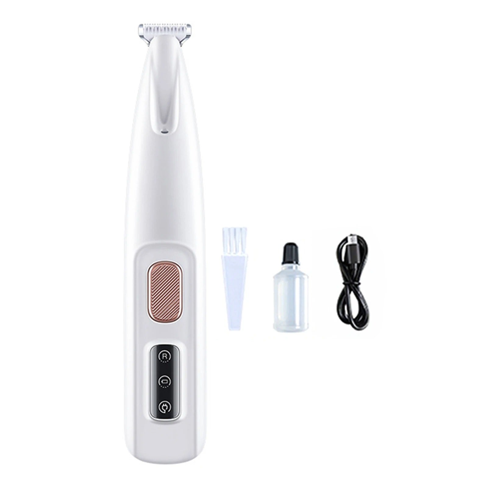 Portable Pet Paw Trimmer with LED Light – Rechargeable Cordless Nail Grinder