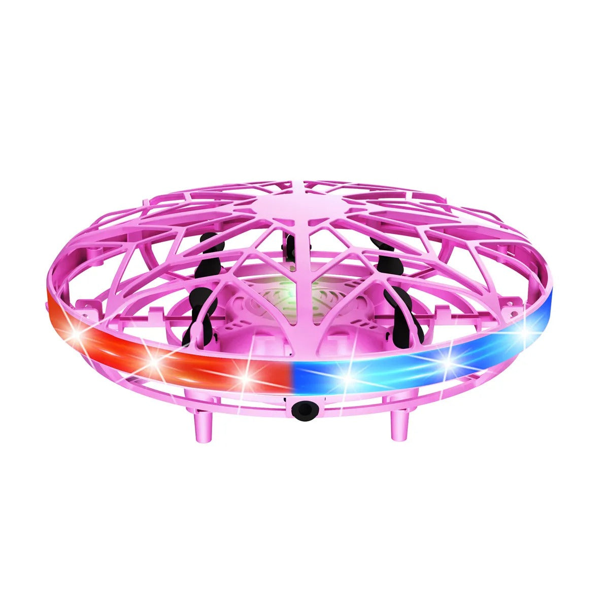 UFO Flying Ball Drone Toy – Hand-Controlled Gesture Induction Hover Saucer for Kids with LED Lights