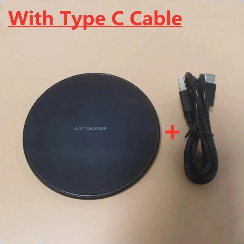 30W Wireless Charger Pad – Fast Induction Charging Dock