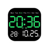 Digital Wall Clock with LED Alarm Clock