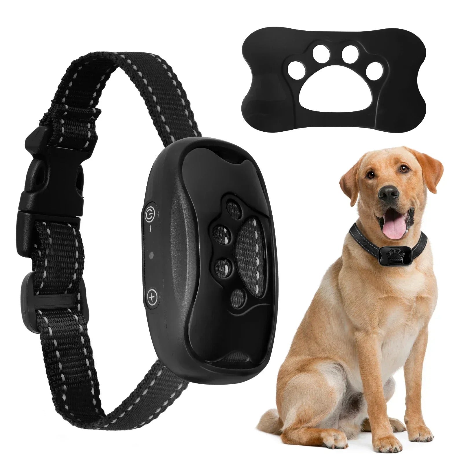 Pet Dog Anti-Barking Device USB Rechargeable Training Collar (harmless)