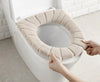 Warm Soft Toilet Seat Cover – Washable Acrylic Closestool Lid Mat for Bathroom Comfort & Home Decor