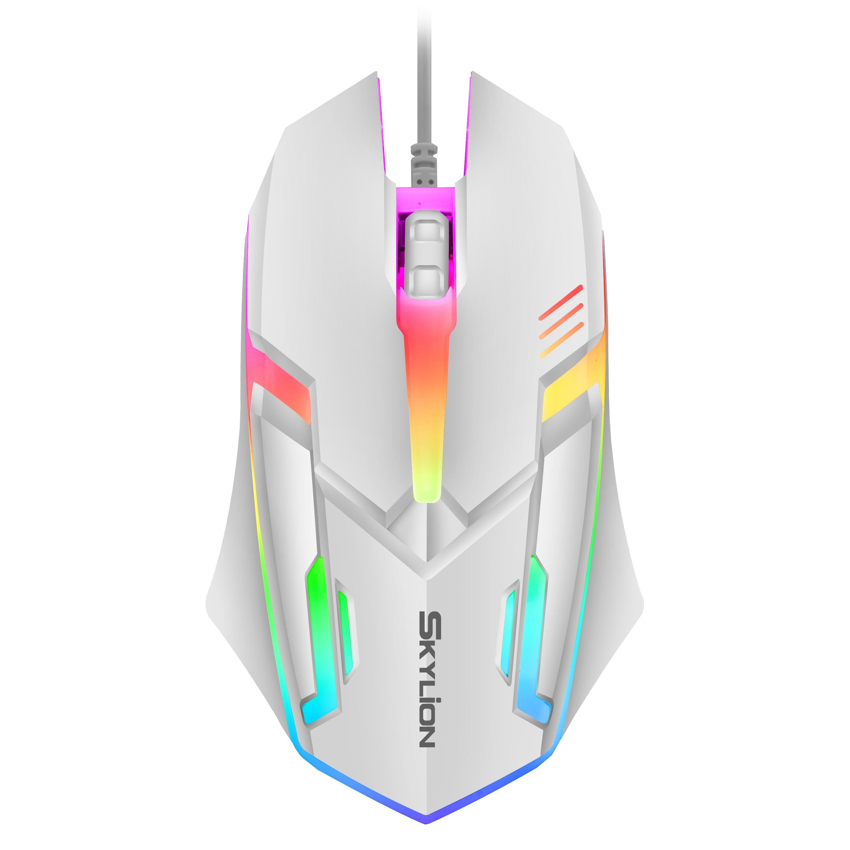 Wired Gaming Mouse 3-Button with Colorful Lighting