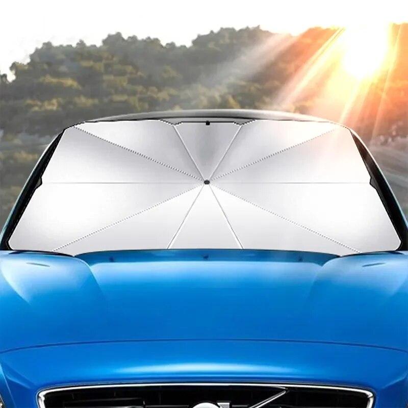 Foldable Windshield Sunshade Umbrella for Ultimate Summer Car Sun Protection